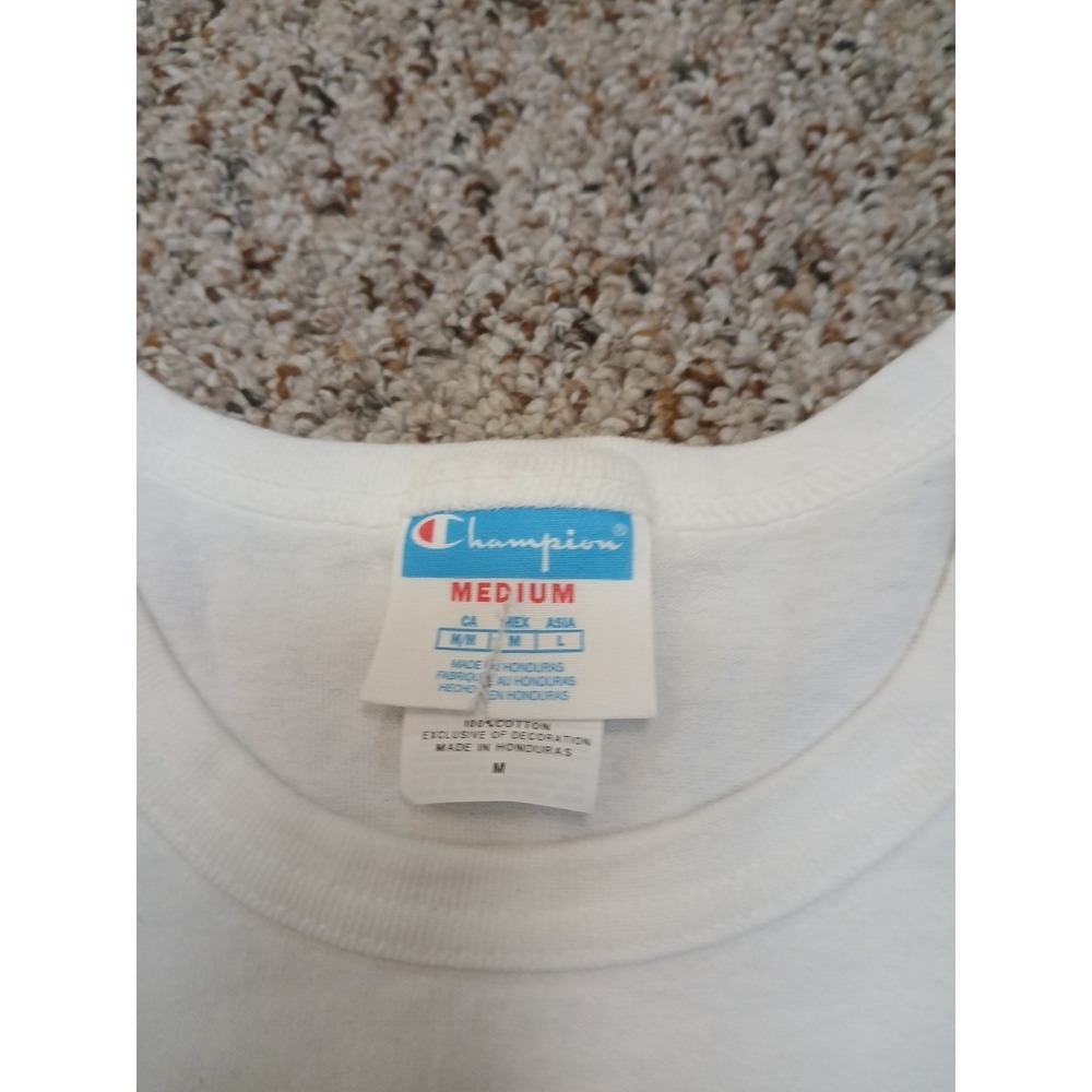 🔥 Champion  • Alphabet Letter T-Shirt • Men Size Medium M • - Picture 2 of 6